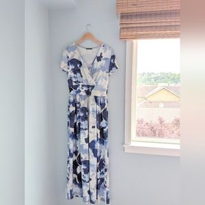 Ouges Watercolor Maxi Dress, Size XL
